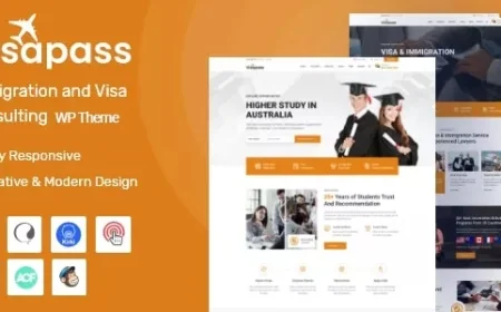 Visapass - Immigration Consulting WordPress Theme v1.1.0