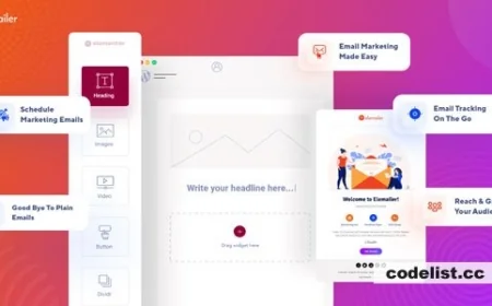 Elemailer v4.1.7 - Drag &amp; Drop WordPress Email Template &amp; Campaign Builder