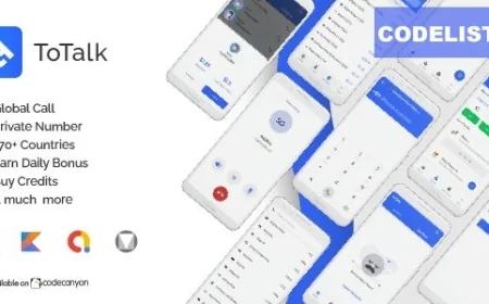 ToTalk v1.0 - World wide free calling android app with web panel