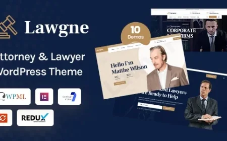 Lawgne - Law &amp; Lawyer WordPress Theme v1.0.8