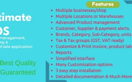 Ultimate POS v2.10 - Advanced Stock Management, Point of Sale & Invoicing application