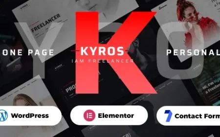 Kyros - Personal Portfolio CV Resume Theme v1.0.7