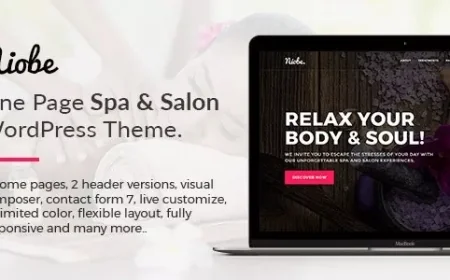 Niobe - Spa &amp; Salon WordPress Theme v1.2.8