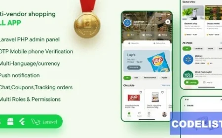 Sundaymart v1.0 - Multi Vendor Flutter + PHP Laravel Admin Panel