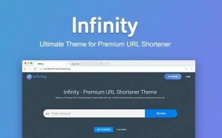 Infinity v1.0.4 - Premium URL Shortener Theme