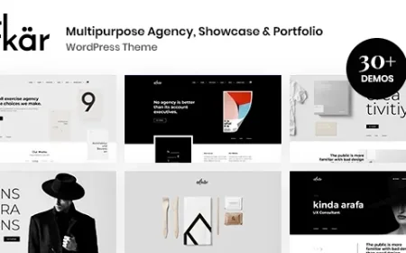 Afkar - Creative Portfolio WordPress Theme v1.0.4