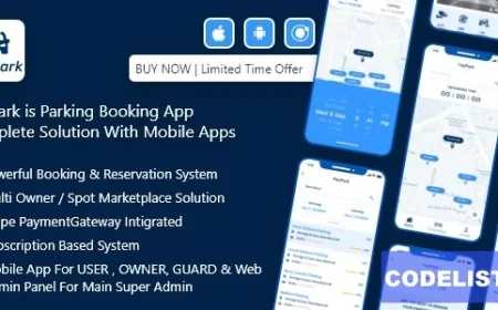 PayPark v1.0 - Ultimate Parking Management System with mobile apps and admin panel - nulled