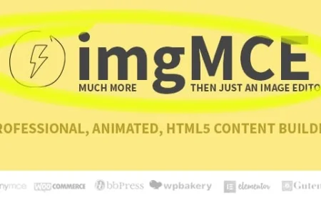 imgMCE v1.3.2 - Professional, Animated Image Editor & HTML5 content builder