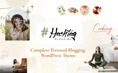Hashtag - Personal Blog WordPress Theme v1.0.1