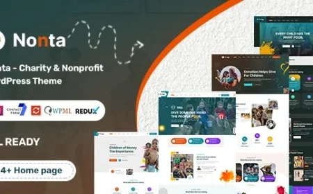 Nonta - Nonprofit &amp; Charity WordPress Theme v1.0.1
