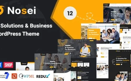 Nosei - IT Solutions &amp; Services WordPress Theme v1.0.4