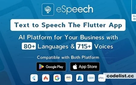 eSpeech v1.2.2 - Text to Speech Flutter Full App
