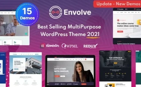 Envolve - Consulting Business WordPress Theme v2.1