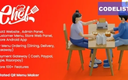 CHEF v8.0 - SaaS - Contactless Multi-restaurant QR Menu Maker