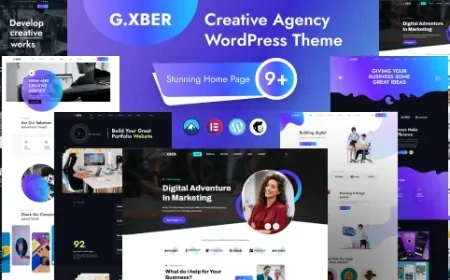 Gxber - Creative Agency WordPress Theme v1.0.2