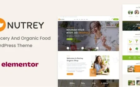 Nutrey - Organic Food Shop WordPress Theme v1.0.2