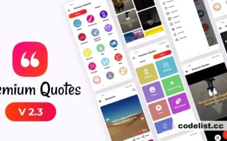 Premium Quotes v2.3 - Quotes App With Admin Panel, Admob and Applovin Ads