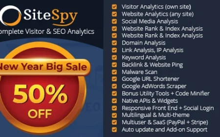 SiteSpy v5.0.1 - The Most Complete Visitor Analytics & SEO Tools