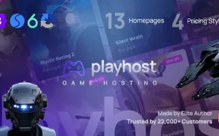 Playhost - Game Hosting Server Website Template v1.0.2