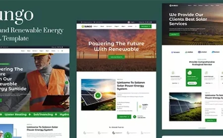 Sunnar - Solar &amp; Renewable Energy HTML Template