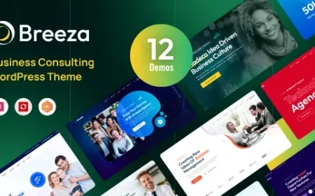 Breeza - Business Consulting WordPress Theme v1.0.2