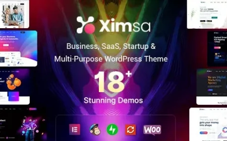 Ximsa - IT Solutions &amp; Technology WordPress Theme v2.5