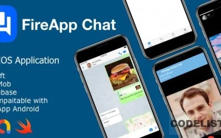 FireApp Chat IOS v1.0 - Chatting App for IOS - Inspired by WhatsApp