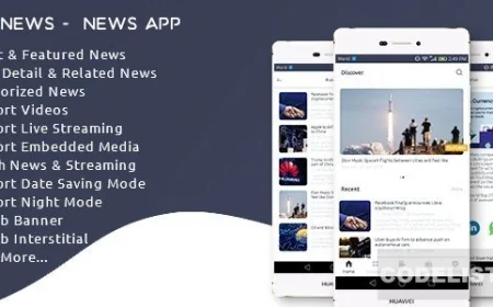 ComNews v1.0 - Android News App with Admin Panel