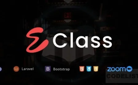 eClass v1.7 - Learning Management System