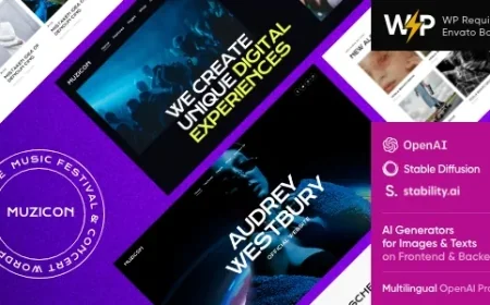 Muzicon - Music Festival &amp; Concert WordPress Theme v1.9