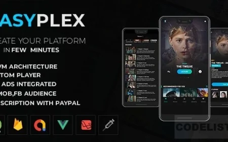 EasyPlex v1.0.0 - Movies - Live Streaming - TV Series, Anime