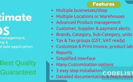 Ultimate POS v3.4 - Best Advanced Stock Management, Point of Sale & Invoicing application - nulled