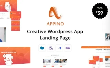 Appino - Creative WordPress App Landing Page v1.5.1
