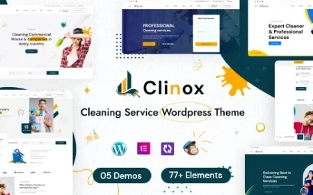 Clinox - Cleaning Services WordPress Theme v1.0.5