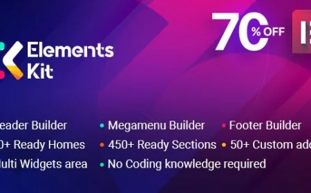 ElementsKit v3.7.7 - The Ultimate Addons for Elementor Page Builder