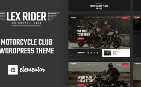 LexRider - Motorcycle Club WordPress Theme v1.6.6
