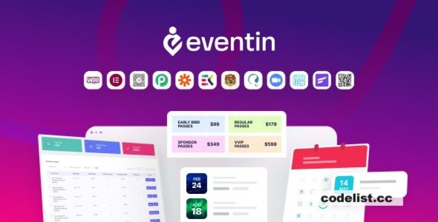 WP Eventin v4.0.0 - Events Manager &amp; Tickets Selling Plugin for WooCommerce
