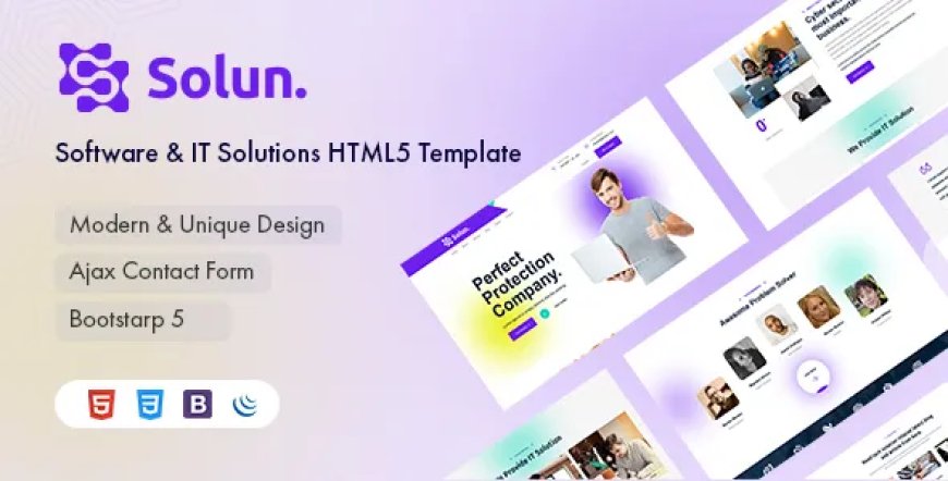 Solun - Software &amp; IT Solutions HTML5 Template