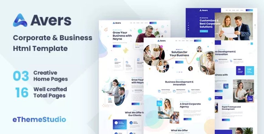 Avers - Corporate &amp; Business HTML Template