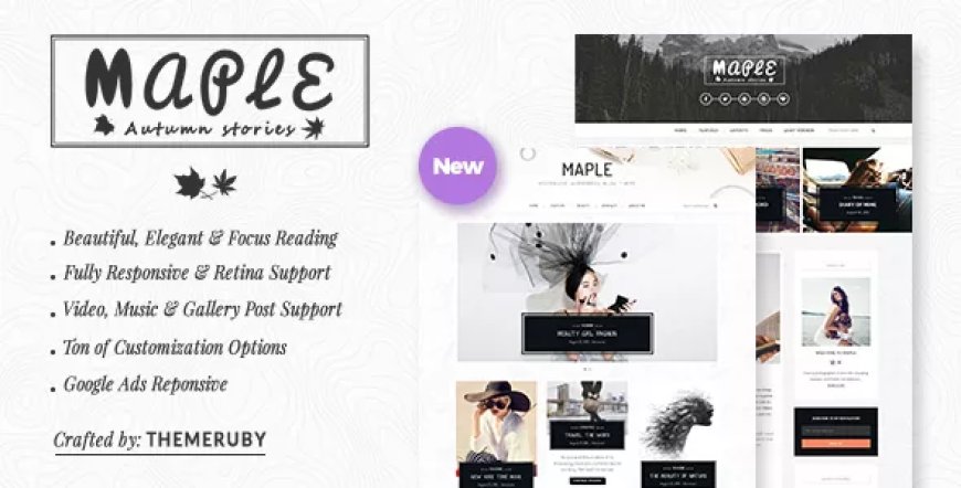 Maple - Responsive WordPress Blog Theme v5.8