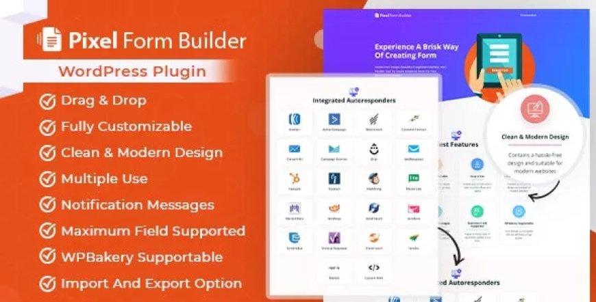 Pixel v1.0.1 - WordPress Form Builder Plugin &amp; Autoresponder