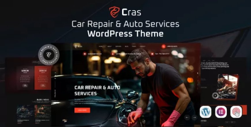 Cras - Car Repair &amp; Auto Services WordPress Theme v1.0.7