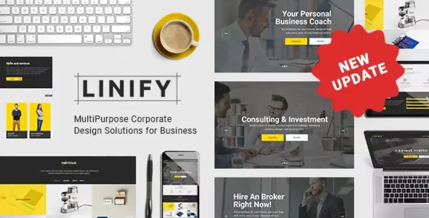 Linify - Multipurpose Corporate WordPress Theme v1.9.2