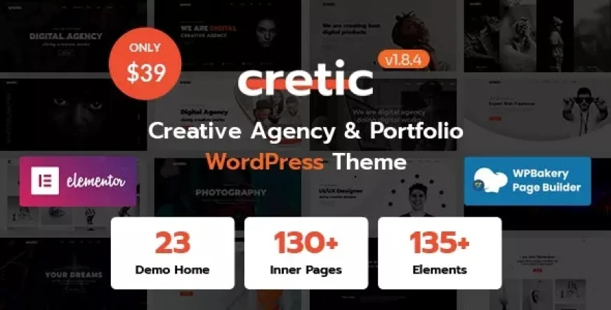 Cretic - Creative Agency WordPress Theme v1.8.4