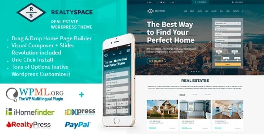 Realtyspace - Real Estate WordPress Theme v1.5.0