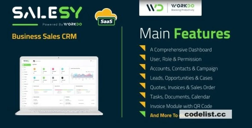 Salesy SaaS v7.1 - Business Sales CRM - nulled