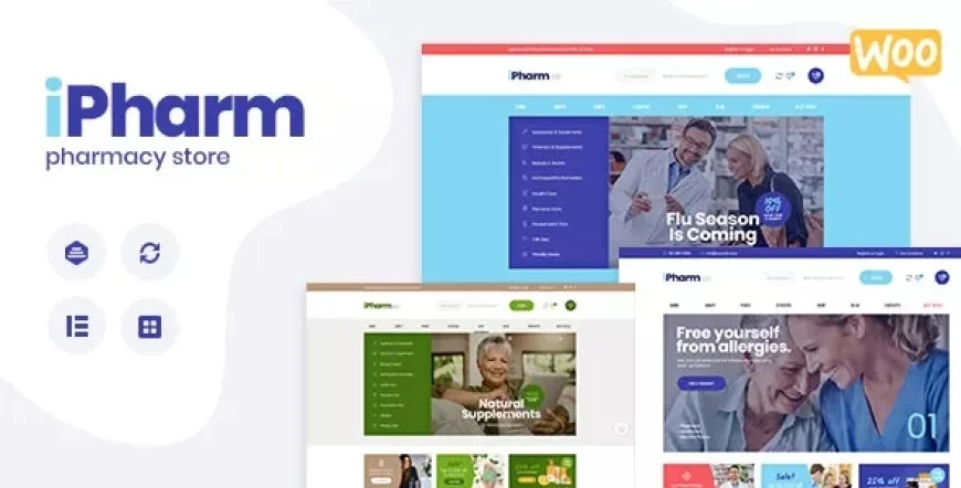 IPharm v1.1.0 - Online Pharmacy &amp; Medical WordPress Theme