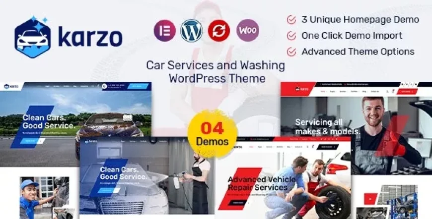 Karzo v1.7 - Car Service &amp; Washing WordPress Theme