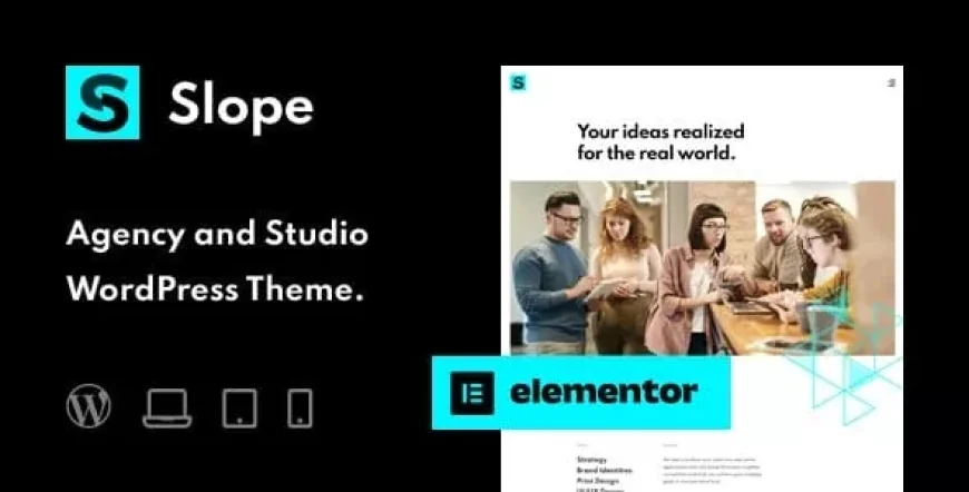 Slope v1.0.9 - Agency &amp; Studio WordPress Theme