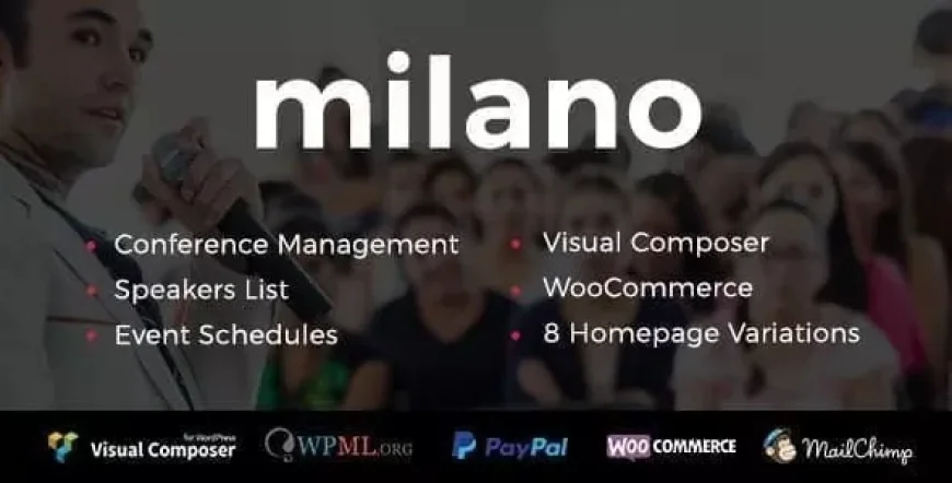Milano v1.1.2 - Event &amp; Conference WordPress